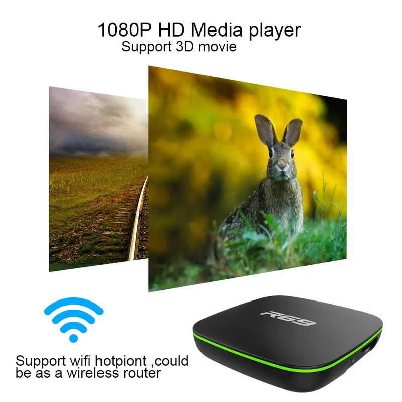 Android 7,1 Smart tv Box 4K 3D wifi HDMI H.265 медиа 2+ 16 Гб wifi HDMI медиаплеер телеприставка