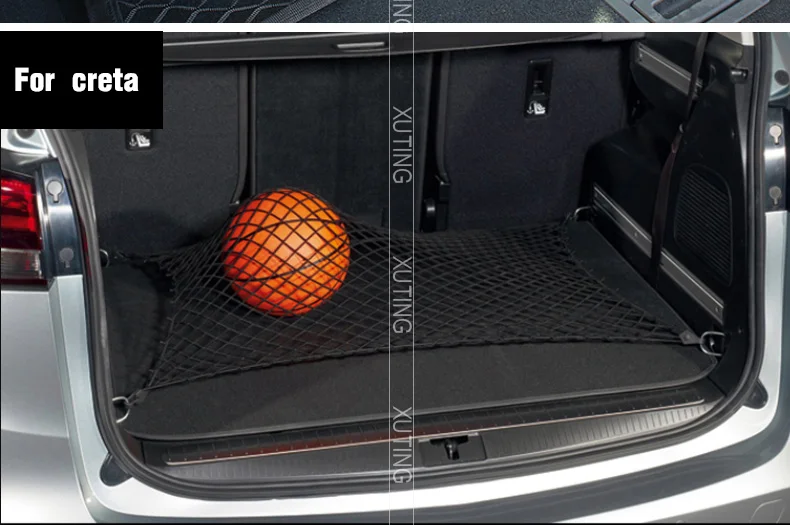 Vtear для VW Tiguan, аксессуары для багажника автомобиля, Сетчатая Сумка для хранения багажа, коробка для груза, эластичная сетка для салона автомобиля