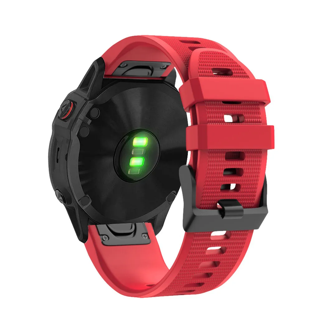 Быстроразъемный силиконовый сменный ремешок для часов Garmin Fenix 6/Fenix 6Pro Watch Quick Release силиконовый браслет Easyfit