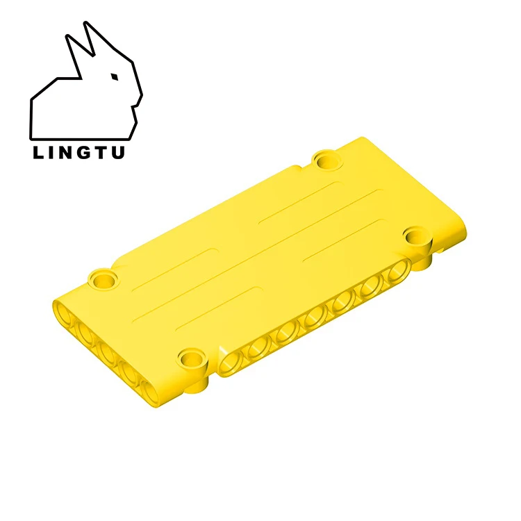 24 LINGTU строительный блок для бренда 64782 1x5x11 Technic длинная Гладкая сторона Развивающие детские игрушки Nanoblock - Цвет: 24