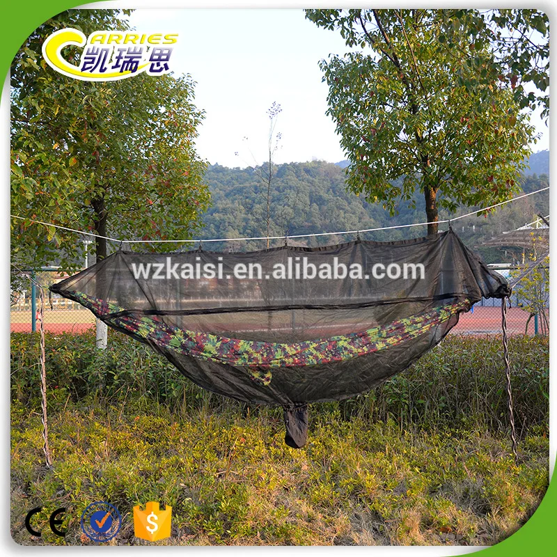 

Multi-functional Outdoor Mosquito Net Camping Hammock High Quality Parachute Cloth Nylon Hammock Air Tent Hammock