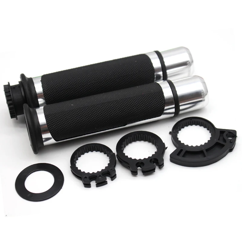 NO BOX Silver Аксессуары для мотоциклов рукоятка Грипсы мотоцикл руль для Yamaha YZF R125 R15 R25 R 125 25 mt-07 Mt 07 09 TMAX530 - Цвет: NO BOX Silver