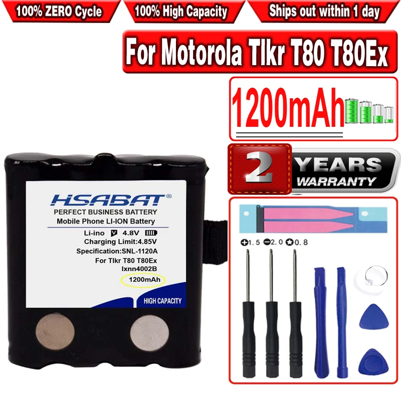 Аккумулятор Pro IXNN4002B для рации MOTOROLA TLKR T80 T80Ex XTR446 XTB446 XT180 XTK446 T61 T81 T5 T6 T7 T8 T50 T60 1200 мАч |