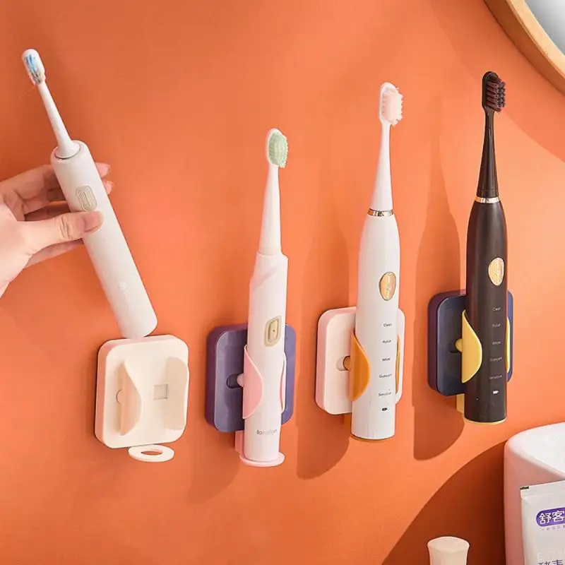 Toothbrush Holder Wall-mounted Electric Toothbrush Storage Rack Gravity Induction Toilet Couples Rack Free Punching Storage Boxs toothbrush holder
