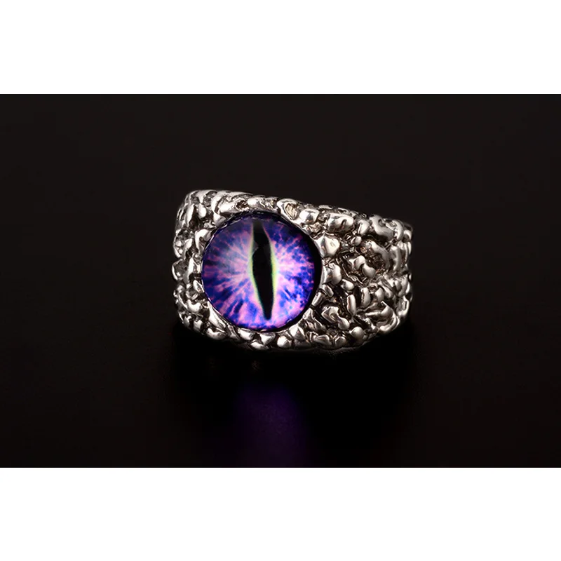 Fashion Creative Evil Eye Rings For Men Women Personality Male Punk Yellow Ring Jewelry Men's Bar Night Club Accessories Gifts - Image 3