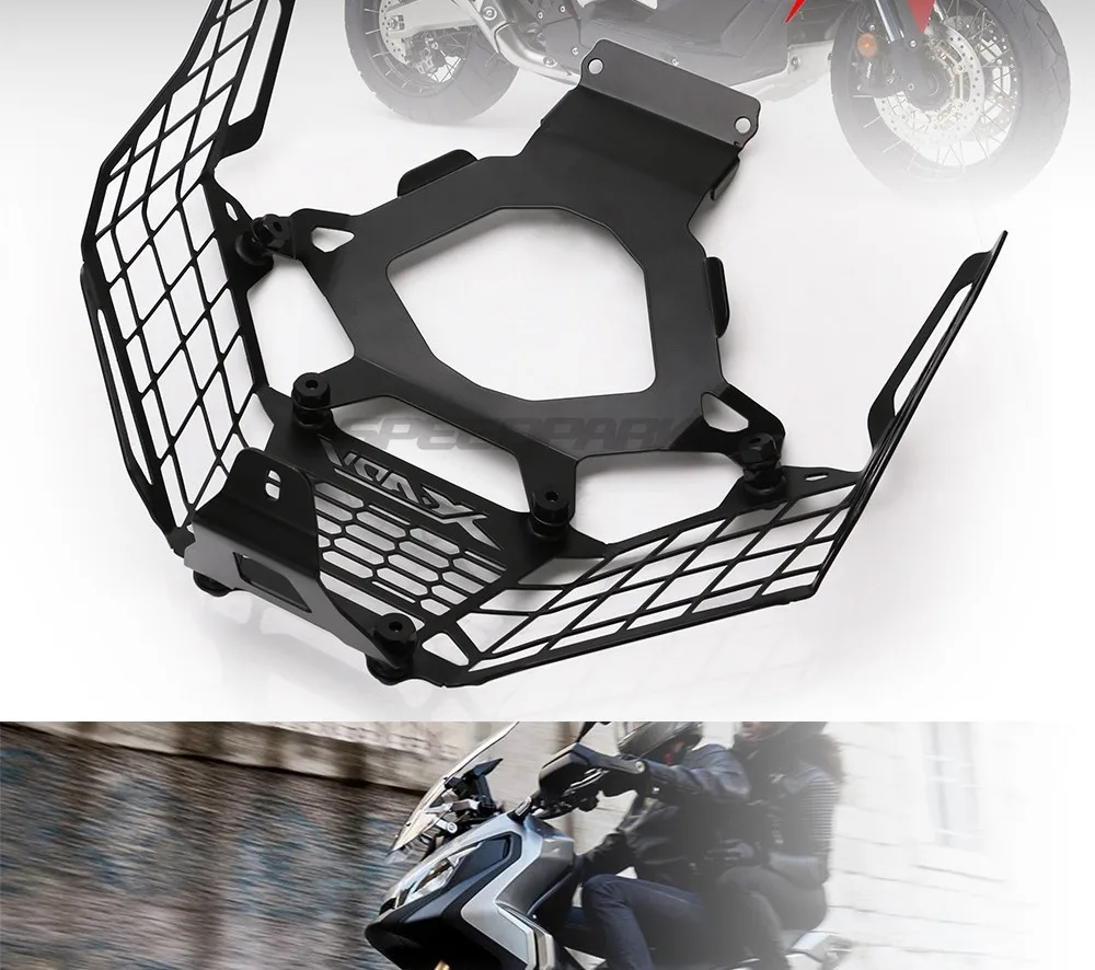 Мотоцикл черный модификации фар решетка гвардии протектор крышки для Honda X ADV XADV X-ADV 750