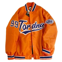 2021 nova chegada quente jaqueta bomber marca roupas femininas único breasted emendado outono beisebol puro fresco listra casaco casual