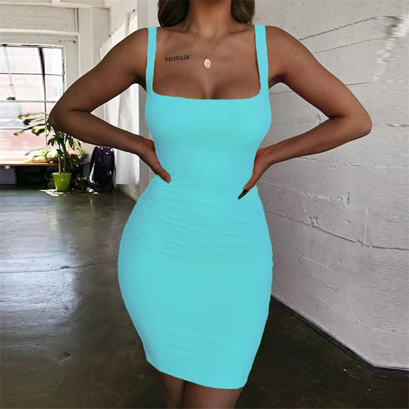 2020 New Summer Women Bodycon Dress Sexy Slim Fit Xmas Halloween club Party Dresses Sundress Sexy Office Lady Elegant mini Dress
