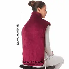 Фланелевая обертка для облегчения здоровья, шеи, плеч, спины, тепловая подушка, терапия мышц, обезболивающая подушка, Массажная теплая обертка, Домашний Массажер