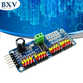 

10PCS 16 Channel 12-bit PWM/Servo Driver-I2C interface PCA9685 module igmopnrq Raspberry pi shield module servo shield