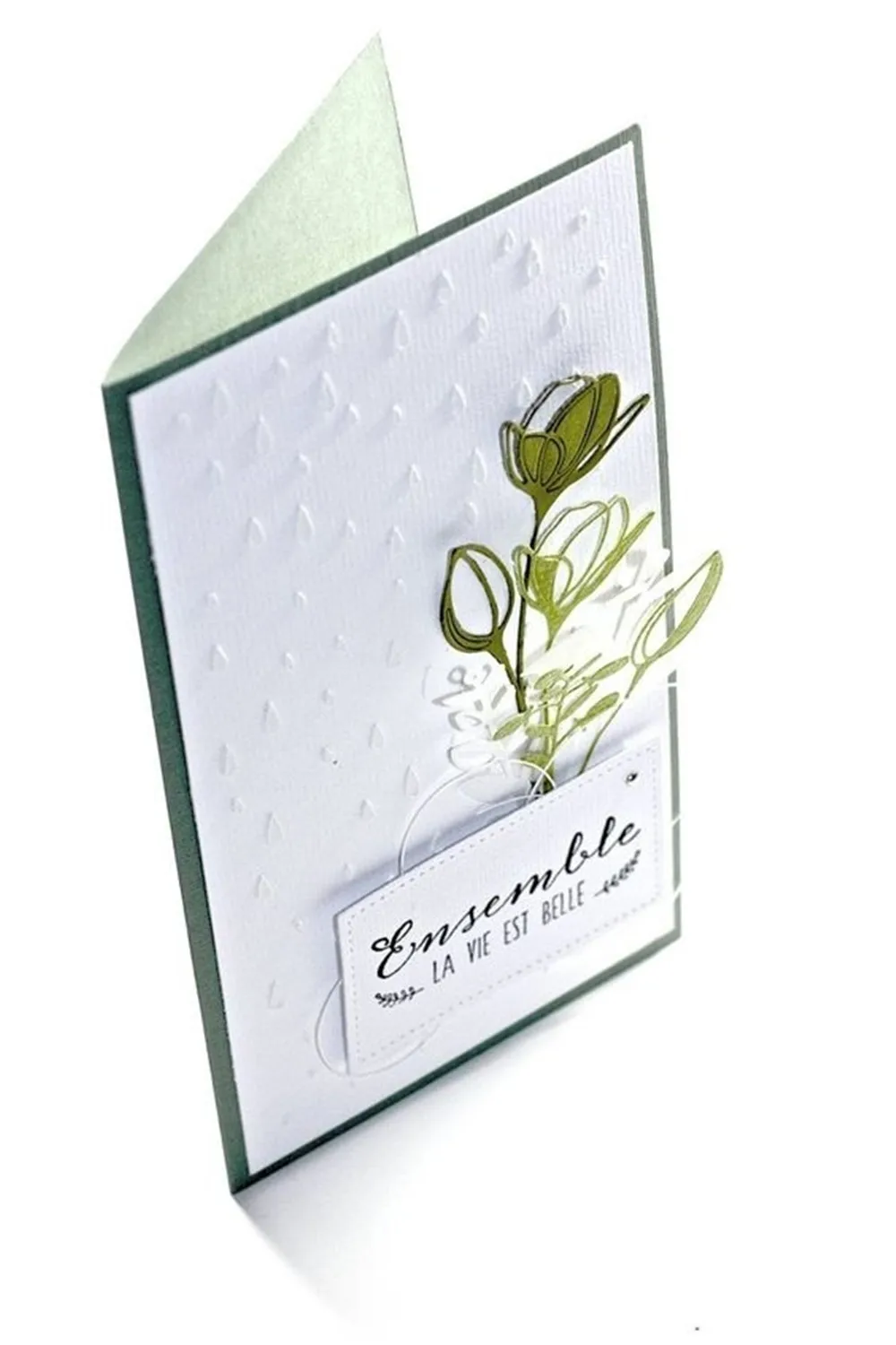 Ремесленный Металл резки штампы высечки Лотос записная книжка нож лекало, лезвие трафареты для резки штампов