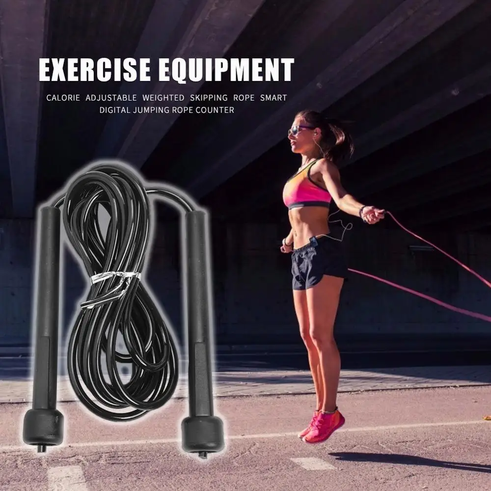 

Crossfit Skipping Rope PVC Adjustable Jump Rope Fitness Training Exercise Equipment Kids Adult Fitness Skip Workout Training