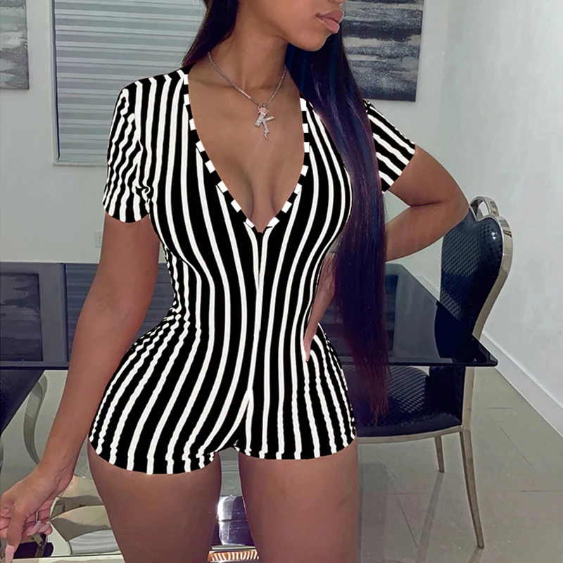 Сексуальная пижама комбинезон короткий одежда для сна Bodycon взрослых женщин