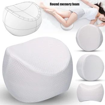 

Round Memory Cotton Clip Leg Pillow Slow Rebound Knee Pillow Orthosis A7