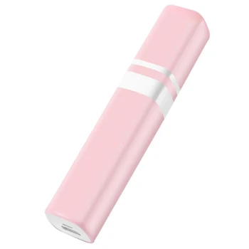 

Top Sale Portable Handheld Fan Pocket Mini Fan Compact Lipstick Fan Usb Charging Outdoor Fan Pink