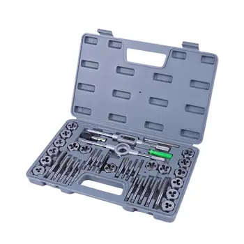 

40pcs Metric Die Set With Wrench Hand Threading Tool Steel Threading Tool Die Tapping Tool Car Reparing Tool Set with box