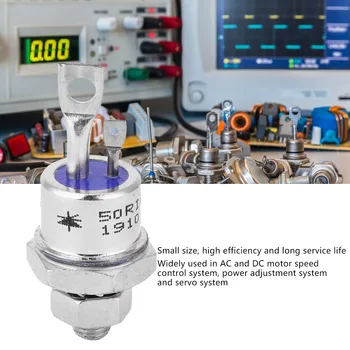 

2Pcs Silicon Controlled Rectifier Screw Type Thyristor 50RIA120 SCR for Motor Control ballast for Lighting circuit Phase control