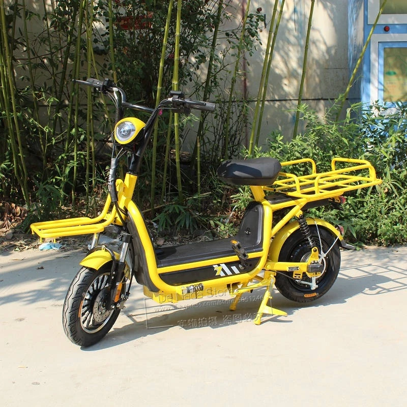 Long Range 2 Wheel E-bike Lithium Battery Vehicle Scooter Adult Electric Bicycle Cargo Bike For Fast Food Delivery 3