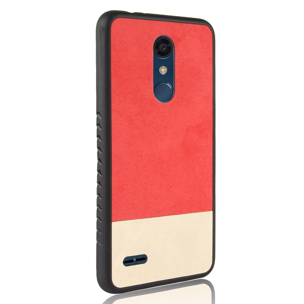 10 шт./лот TPU+ PU+ PC защитный винтажный джинсовый ТПУ мягкий кожаный чехол для телефона для LG K10 LGK10 Fundas Coque