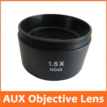 

1.5X Auxiliary Attachment Objective Lens for Stereo Microscope Components Parts Accessories