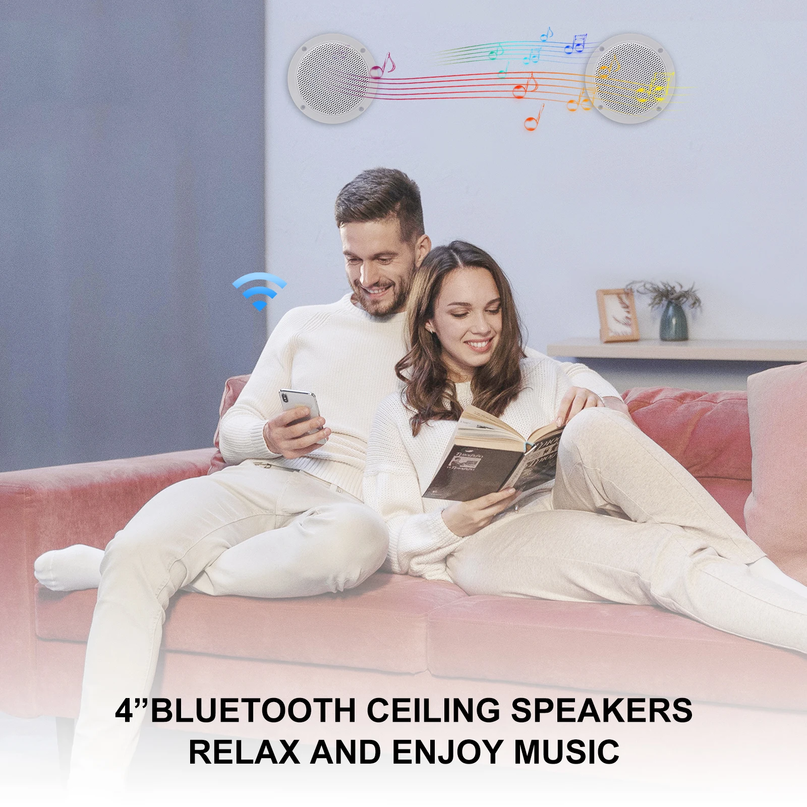 4 Inch Marine Bluetooth Speakers Waterproof 160W