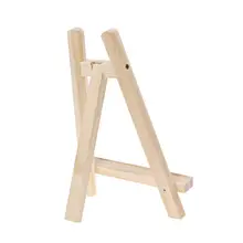Мини-художественный деревянный мольберт деревянный стенд дисплей держатель для вечерние украшения 15*20 см Triange мольберт X6HB