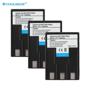 

Camera Battery NB-3L NB3L NB 3L for Canon IXUS IIS SD110 IXY I2 I5 S700 750 700 IS IIS SD20 PC1060 PC1114 110.1000mAh Batteries