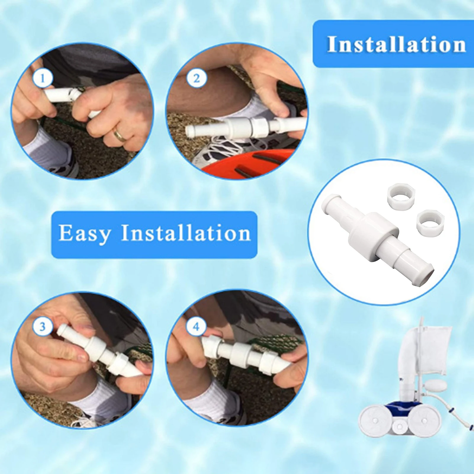 Pool Cleaner Hose Swivel Replacement Kit D20 D15 Polaris 280 3900 Ball