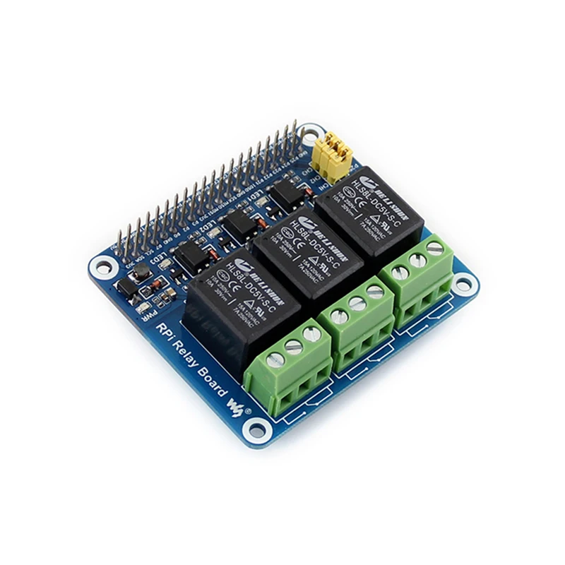 Raspberry Pi 4B/3B +/3B 3 канальное реле для расширения платы изоляция оптрона управления