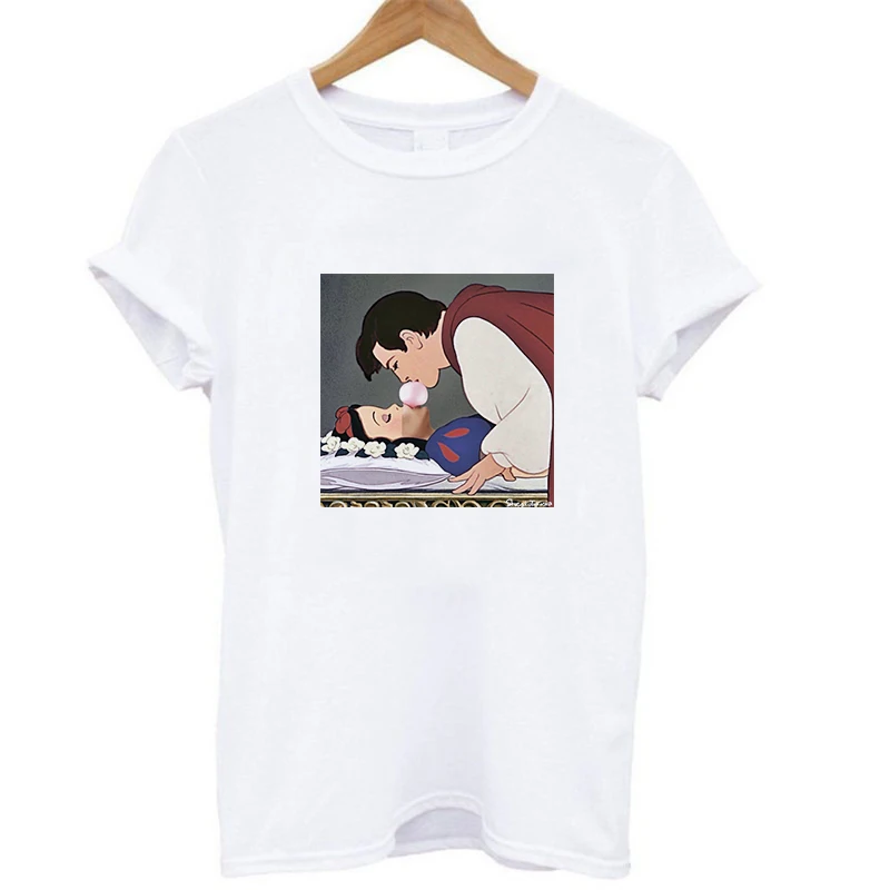 2020 summer Shirts Tee Funny Snow White 