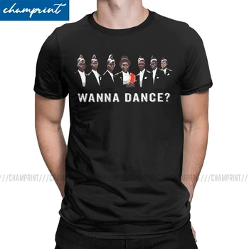 

Ghana Funeral Dance Team T-Shirts Men Coffin Dance T Shirt 2020 Funny Meme Funeral Dance Ghana Dancing Pallbearers Clothing