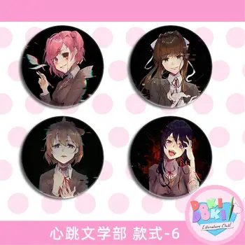 

Anime Manga Doki Doki Literature Club Badges Pins Buttons Backpack Decorate
