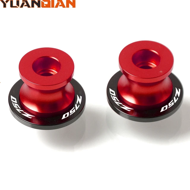 Z750 For KAWASAKI Z750 Z 750 ninja 2007 2008 2009 2010 2011 Motorcycle Accessoires Swingarm Slider Spools Stand Screws Cover CNC red 10mm