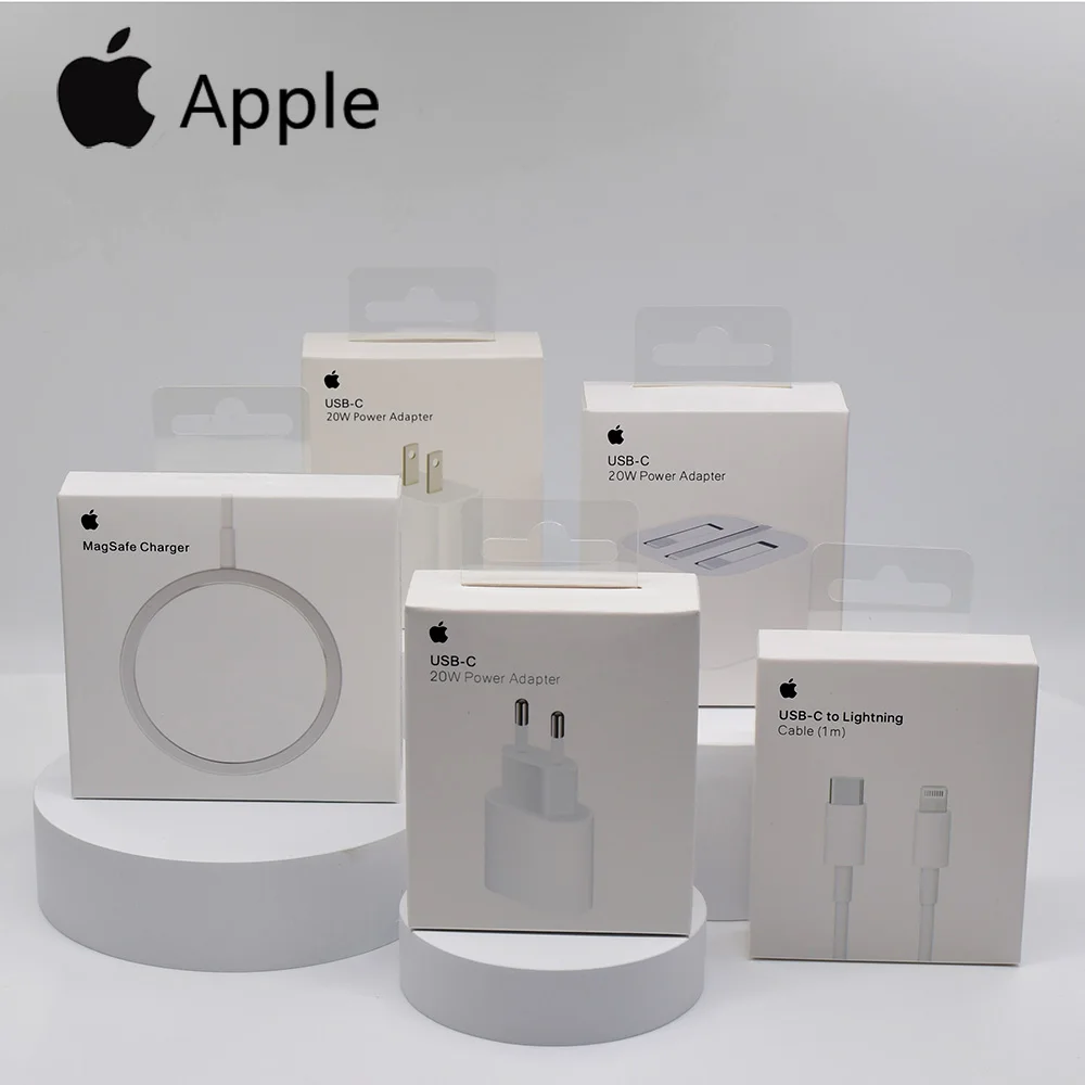 Оригинальный внешний адаптер питания 20 Вт для iphone 12 12mini Pro Max Type C быстрое зарядное