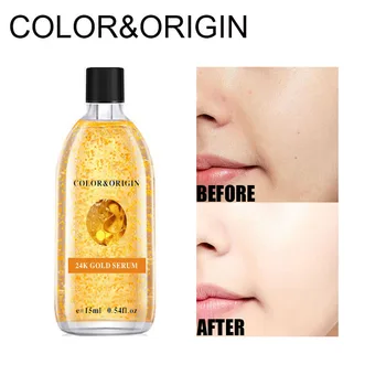 

Color&Origin 24K Gold Serum Hyaluronic Acid Facial Serum Collagen Moisturizing Shrink Pores Skin Care Facial Lifting Hydrating