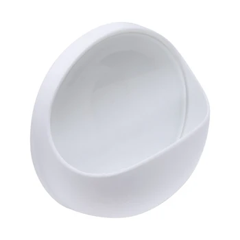 

Wall Soap dish / soap box in Plastic with Suction Cup, White
