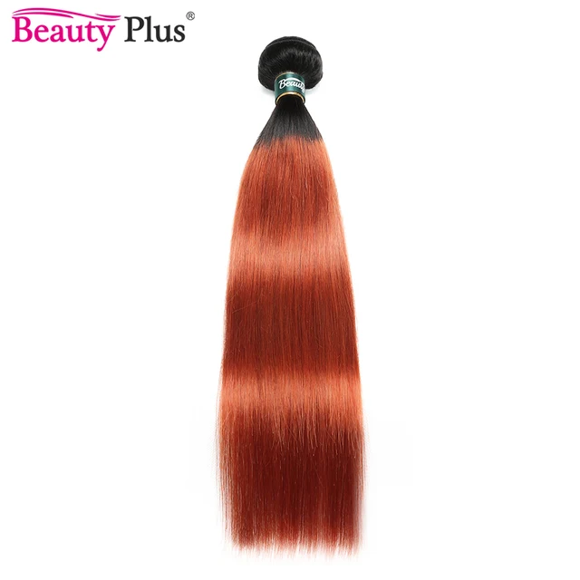 1 Bundle Deal Ombre Brazilian Straight Human Hair Weave Pre Colored 1B 99J Blue Green Purple Orange 30 Blonde Red 27 Hair Bundle 1B 350