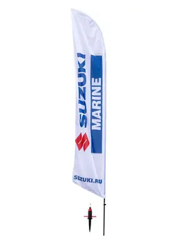 

Flag "Suzuki Marine" at 4,5 m. (Left logo) flag-SM (left)