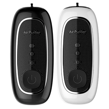 

2 Pcs Mini Air Purifier Personal Can Wear Portable Lavalier Air Purifier Negative Ion Generator(Textured)