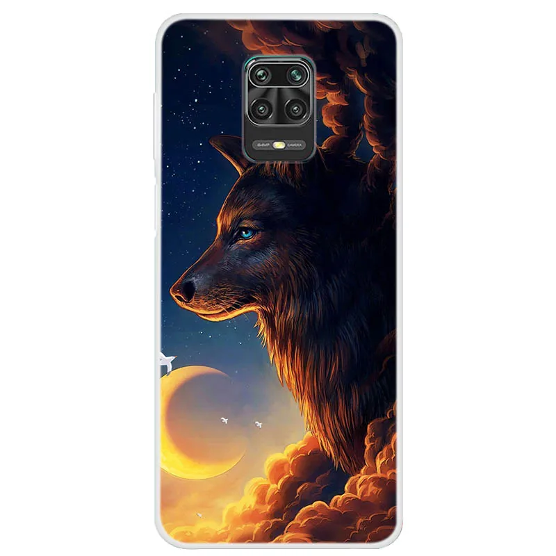 xiaomi leather case cover For Redmi Note 9 Pro Case Animals Painted Soft TPU Clear Phone Cases For Xiaomi Redmi Note 9S Note9 9Pro Back Cover Cute Coque xiaomi leather case cosmos blue Cases For Xiaomi