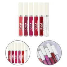 

Mini 6Pcs/Box Decorative Beauty Liquid Lipstick Gloss Set Fine Texture Lip Gloss Sweat-proof Birthday Gift