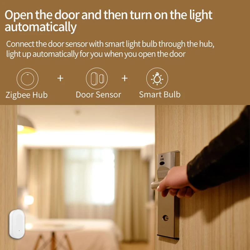 EWelink Zigbee концентратор умный дом PIR датчик двери температуры и влажности домашняя