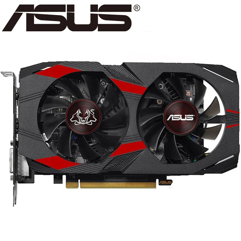 Оригинальная Видеокарта ASUS GTX 1050 Ti, 4 Гб, бит, GDDR5, графические карты для nVIDIA, карты VGA Geforce GTX 1050ti, Hdmi Dvi, игровая, б/у-3