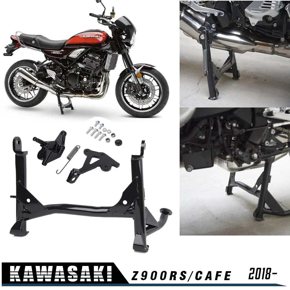 18 19 Z900RS черная Центральная подставка Подставка для Kawasaki Z 900RS Cafe 2018 2019|Накладки и