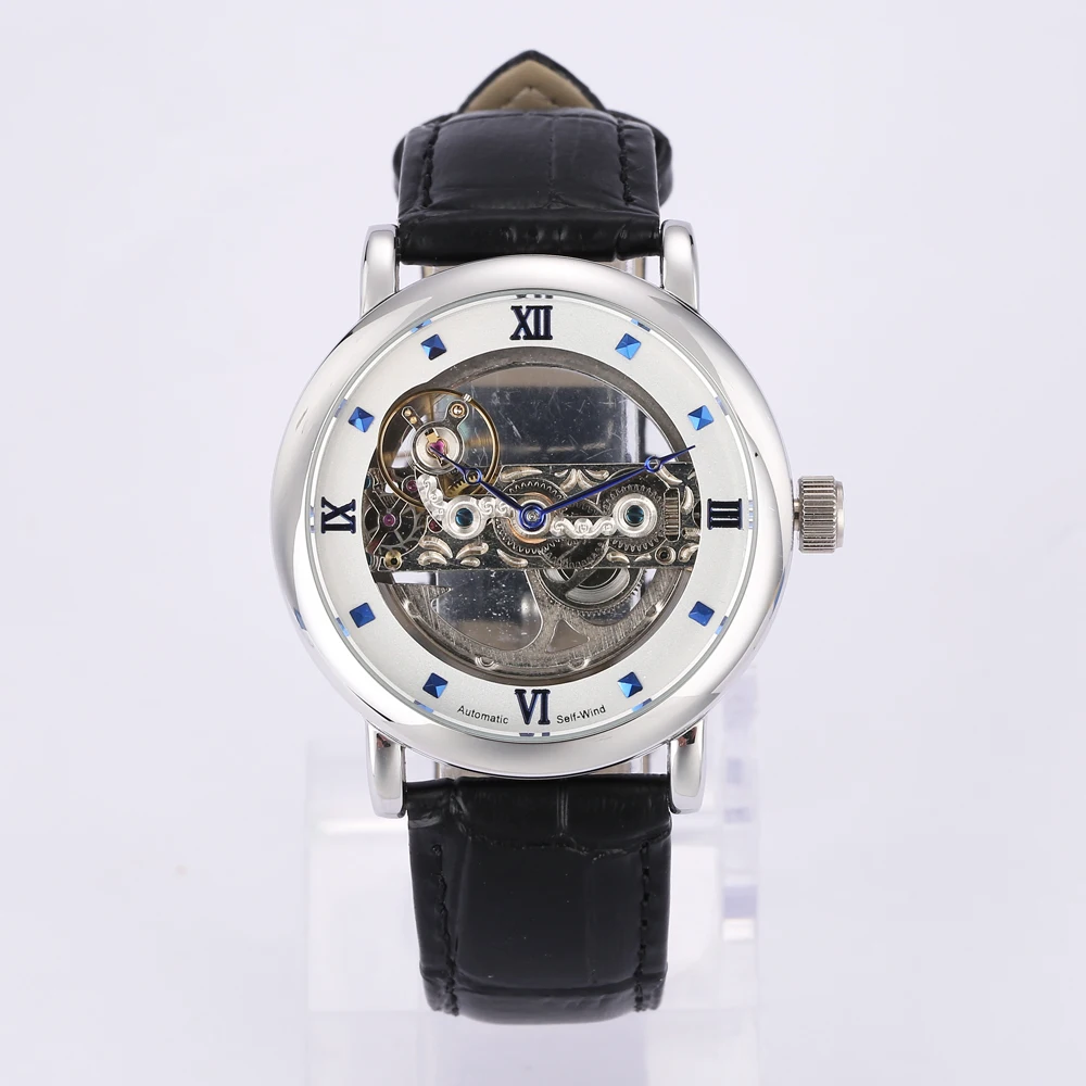 Montres Mécaniques Women Mechanical Clocks Automatic Watches Selfwind Skeleton Timepieces Femme Luxe Ladies Hour