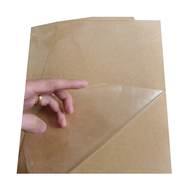 Lot de 25 feuilles de papier autocollant 100 % vinyle imperméable pour  imprimante laser A4 Format A4 Imprimable Transparent Film autocollant :  : Fournitures de bureau