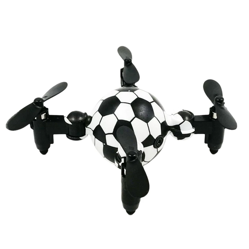 Abkt-rc Дрон с Wifi камерой мини складной футбольный Квадрокоптер и часы