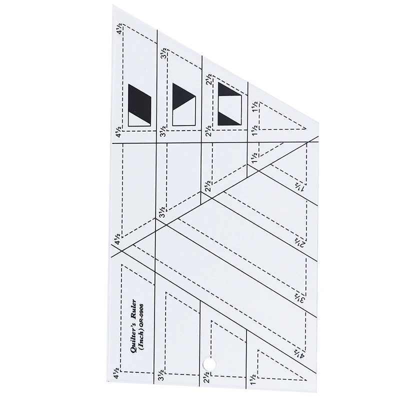 Лоскутная линейка инструменты для квилтинга Высококачественный акриловый материал прозрачная шкала линейки школьные принадлежности