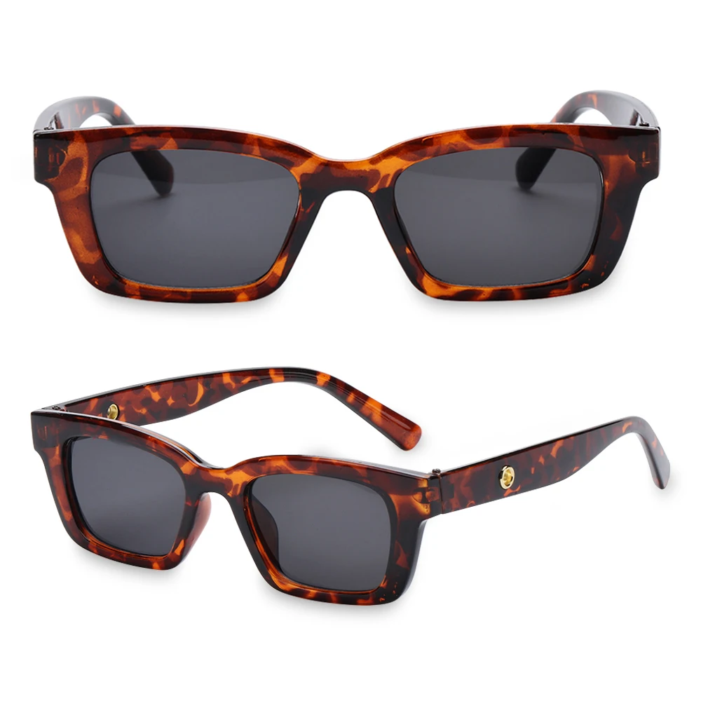 Travel Rectangle Sunglasses Outdoor Hiking for Women Retro Driving Glasses 90s Vintage Narrow Square Frame UV400 Protection women sunglasses