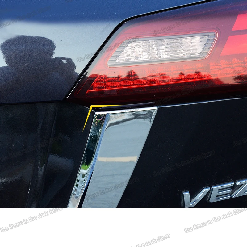 Lsrtw2017 с блестящим серебряным корпусом для хвостовой части автомобиля дверь